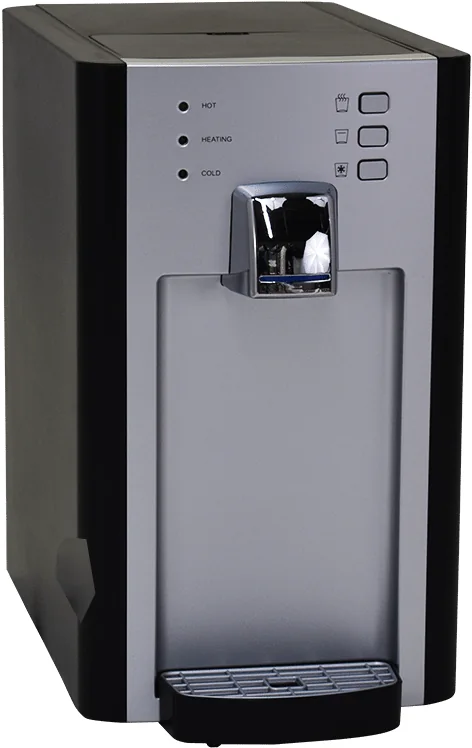 Countertop hot and cold water dispenser