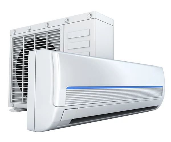 Split air conditioner indoor unit and outdoor condenser
