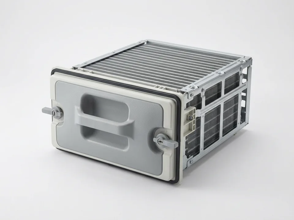 Tumble dryer condenser unit