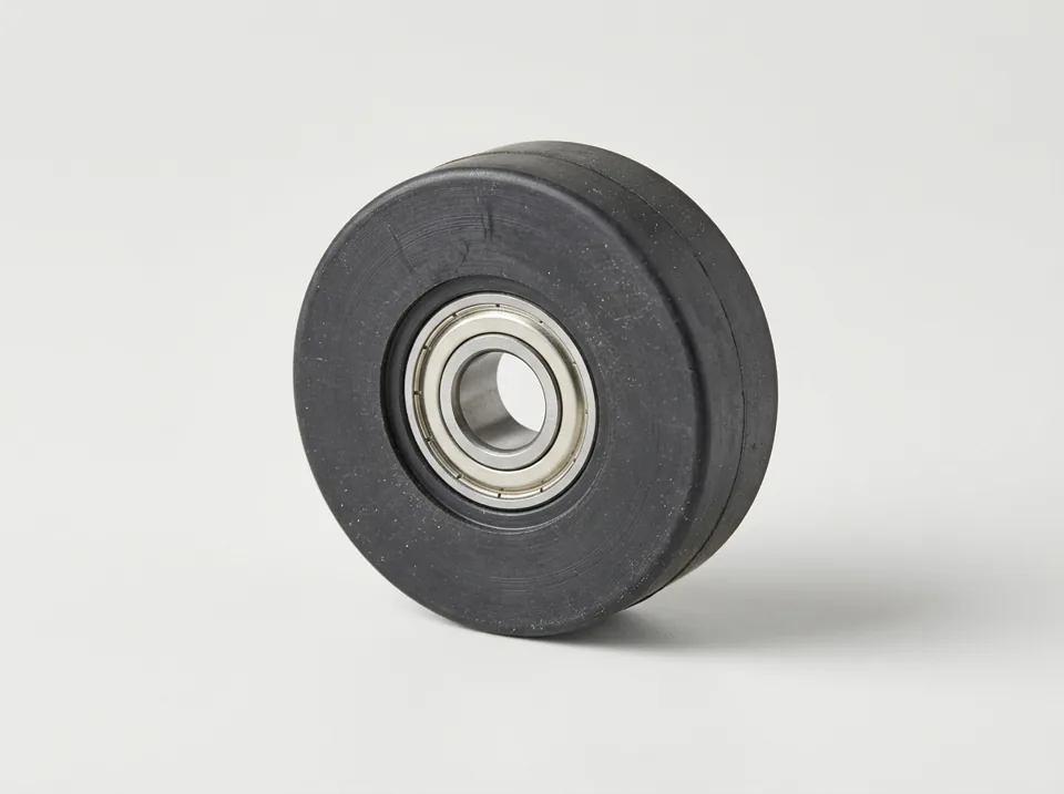Tumble dryer drum rollers and bearings