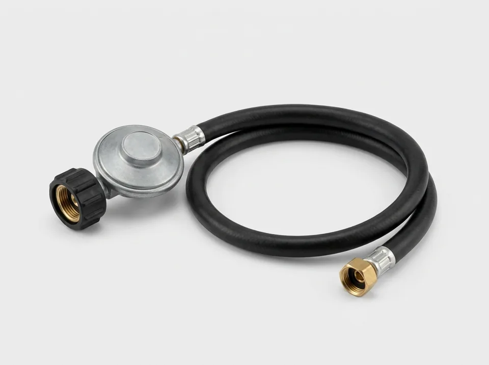 Cooker gas regulator and hose